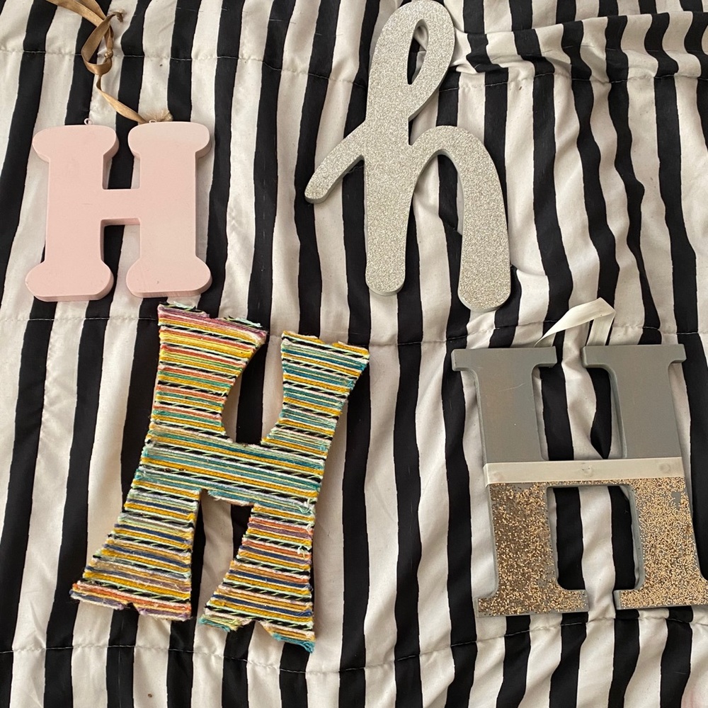 letter h decor